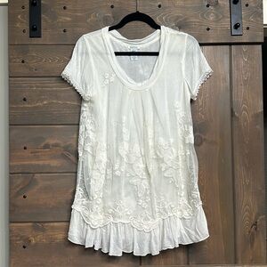 Sundance lace tunic blouse